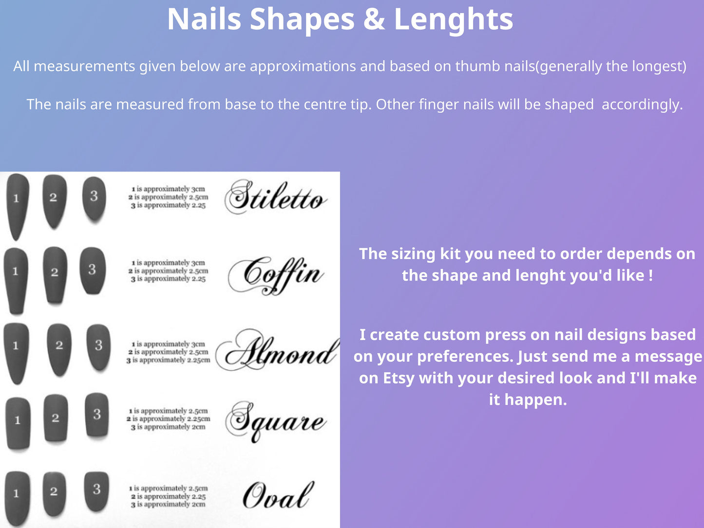 Blue Press On Nail Set | Freestyle 3D Raised Gel Nail Set with Sliver Patterns | Unique Nail Art Design | 3D Gel Press On Nails | J17